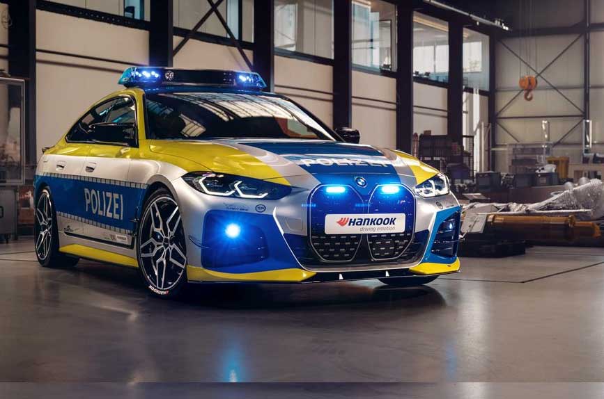 Keren, Polisi Jerman Pakai BMW I4 M50 AC Schnitzer | Bimmer.ID