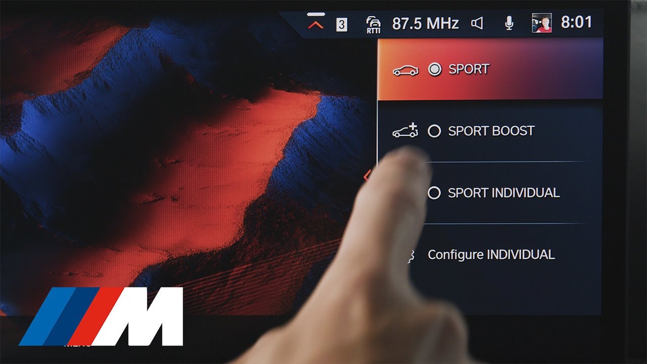 How to Adjust The Sport Mode in Your Electric BMW M Model.