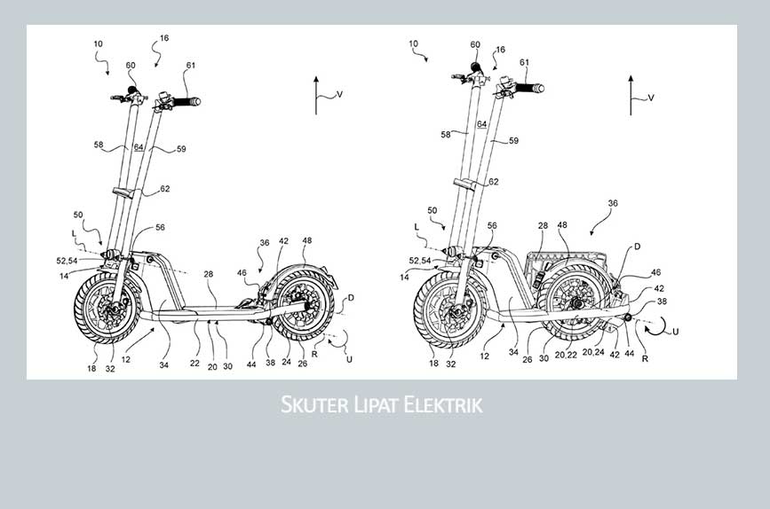 Skuter Lipat Elektrik