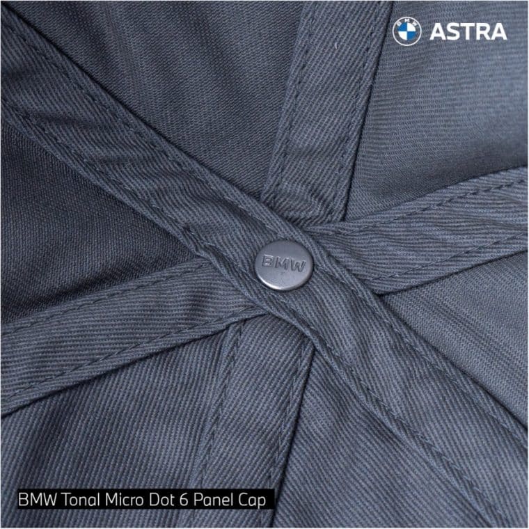 BMW Tonal Macro Dot 6 Panel Cap - Image 7