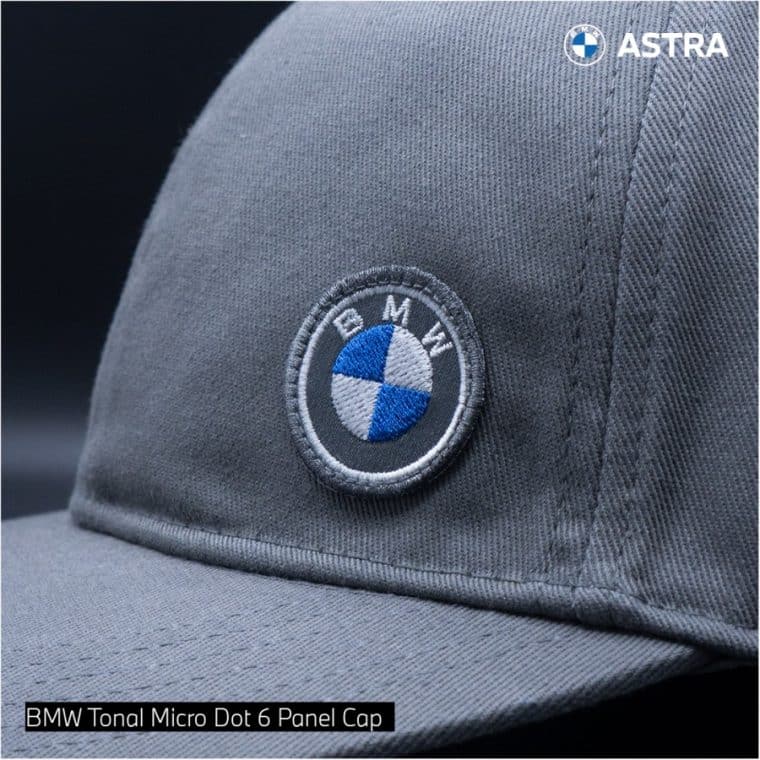 BMW Tonal Macro Dot 6 Panel Cap - Image 6