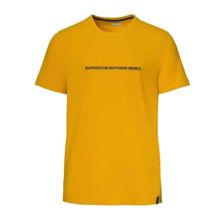 T-SHIRT BMW MEN'S YELLOW | Bimmer.ID