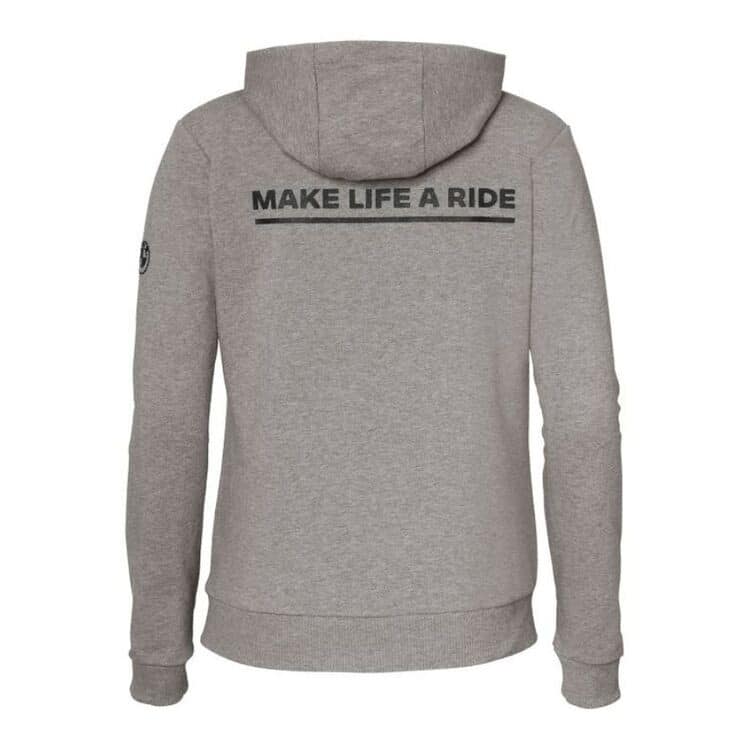 BMW Make Life A Ride Women Zip Hoodie - Image 3