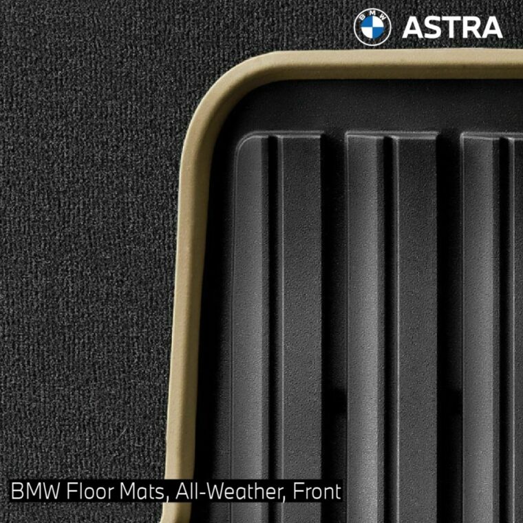 BMW Genuine All-Weather Rubber Rear Car Floor Mats Modern F30/F31