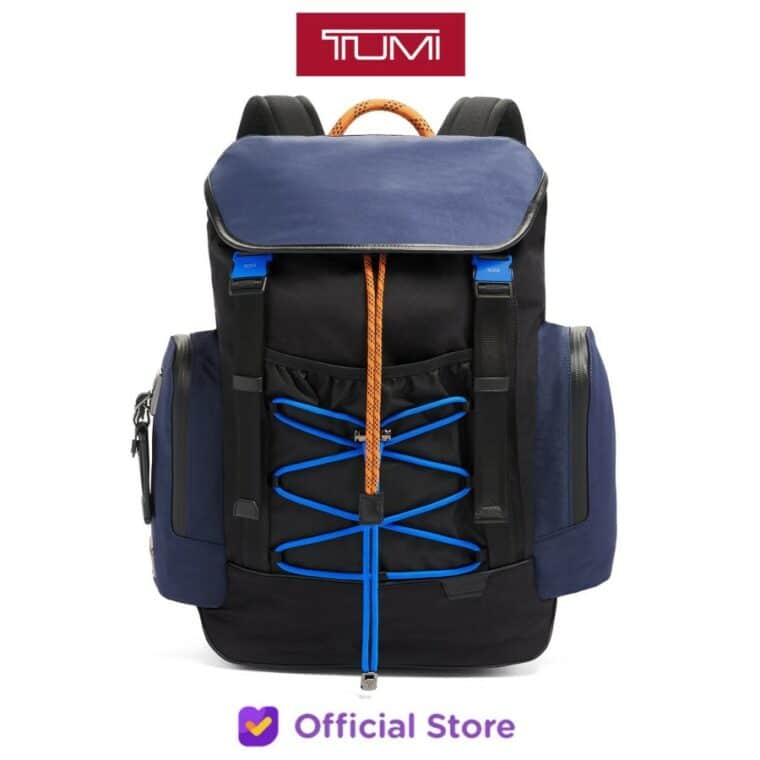 T U M I Harrison Ridge Rucksack - Tas Ransel Pria - Black Navy - Image 5