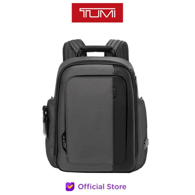 T U M I Arrive Larson Backpack - Titanium Grey