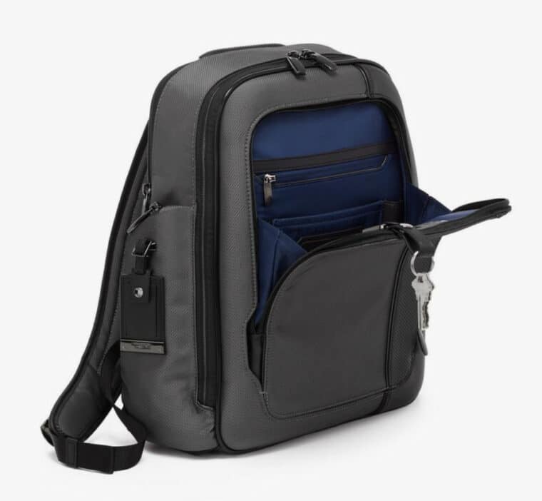 T U M I Arrive Larson Backpack - Titanium Grey - Image 4