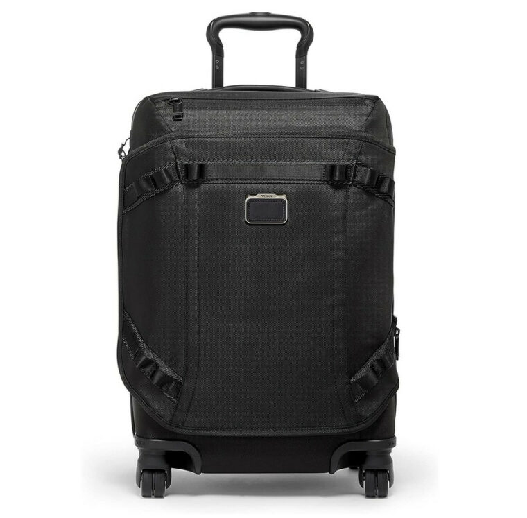 TUM I Koper Alpha Bravo Inter Front Lid Exp 4 Wheeled Carry-On - Black - Image 5