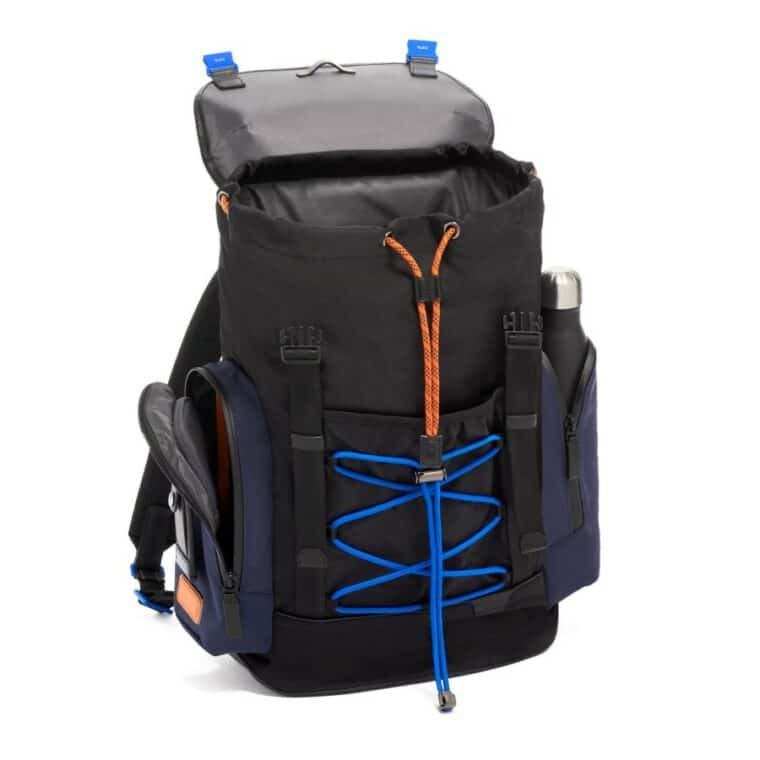 T U M I Harrison Ridge Rucksack - Tas Ransel Pria - Black Navy - Image 4