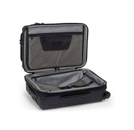 TUM I Alpha Hybrid International Expandable 4 Wheeled Carry-On - Black - Image 3