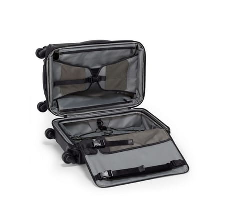 TUM I Alpha Hybrid International Expandable 4 Wheeled Carry-On - Black - Image 2