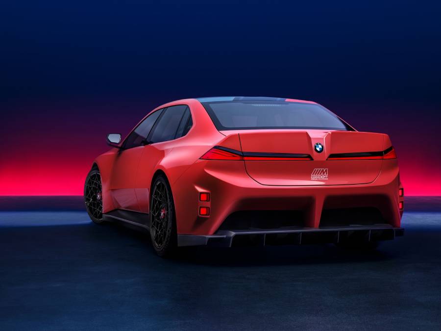 BMW M Concept Neue Klasse Tampil Perdana di Ajang 24 Hours of Le Mans 2 BMW M Concept Neue Klasse - Belakang